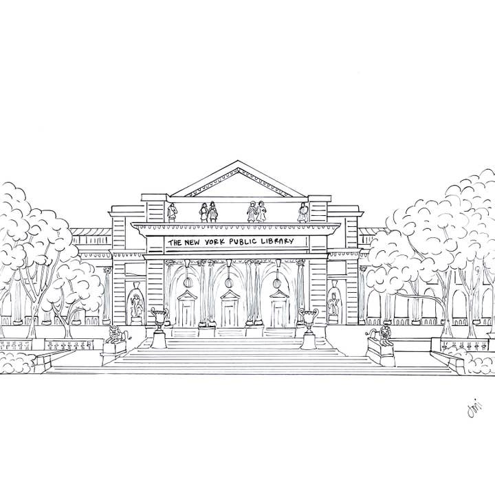 Color Our Town - Wholesale Coloring & Activity Book - Adult - Color New York City coloring book5