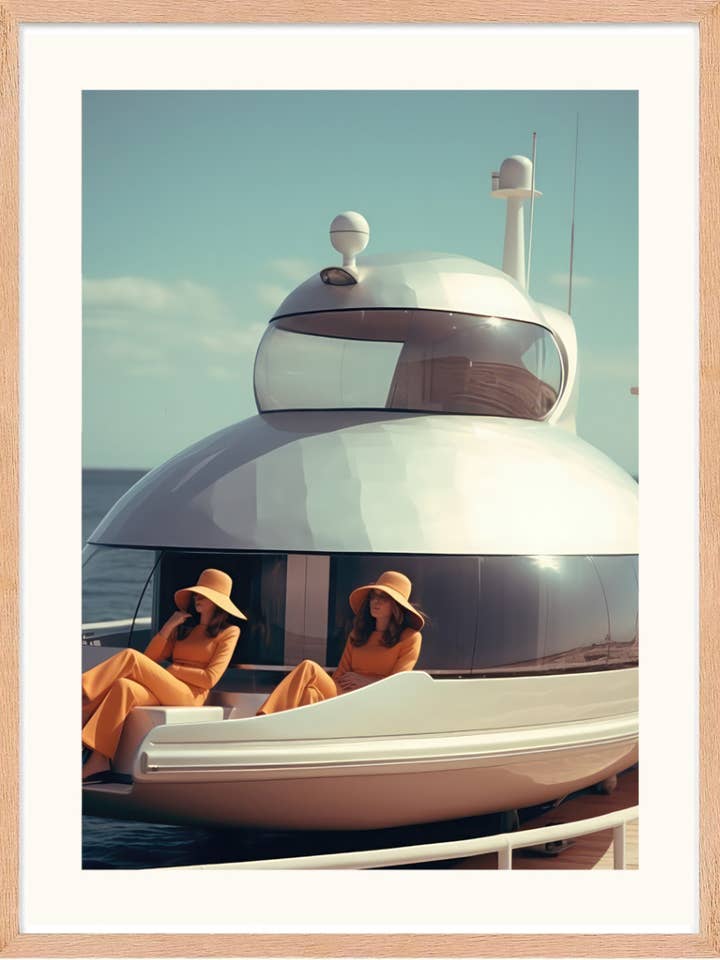 Poster - Retro Future 08 (12x16 in) - Hartman Ai for wholesale by Hartman A.I.