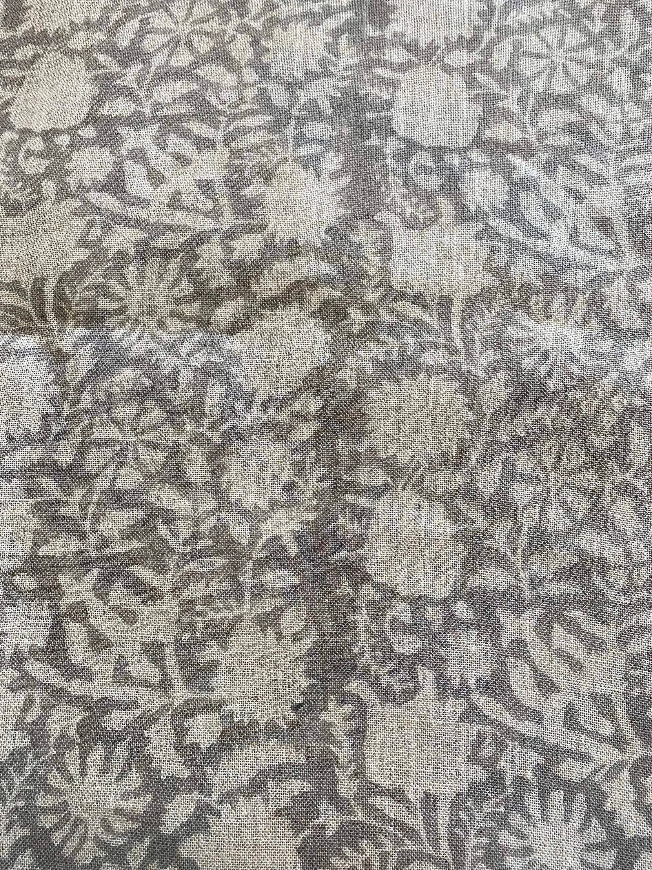 Thread To Form - Wholesale Fabric - Bradley Hand Block Printed Linen Upholstery Fabric6