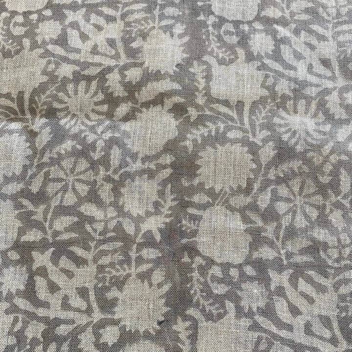 Thread To Form - Wholesale Fabric - Bradley Hand Block Printed Linen Upholstery Fabric6