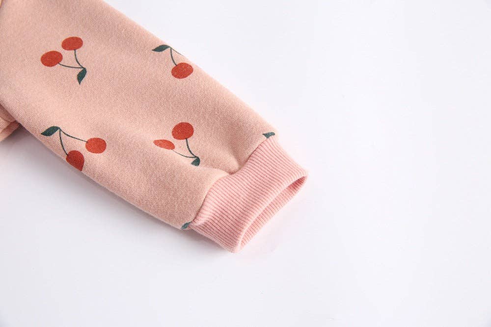 MyKids-USA® - Vendita all'ingrosso Tutina - Neonati - Pagliaccetto monopetto da bambina con stampa di ciliegie17