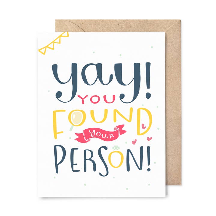 Hittade ditt person-bröllopskort för wholesale av Pinwheel Print Shop