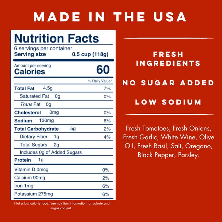 Yo Mama's Foods - Wholesale Pasta Sauce - Yo Mamas Original Marinara2