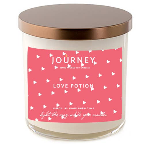 Love Potion Journey Soy Wax Candle for wholesale by Journey Candle
