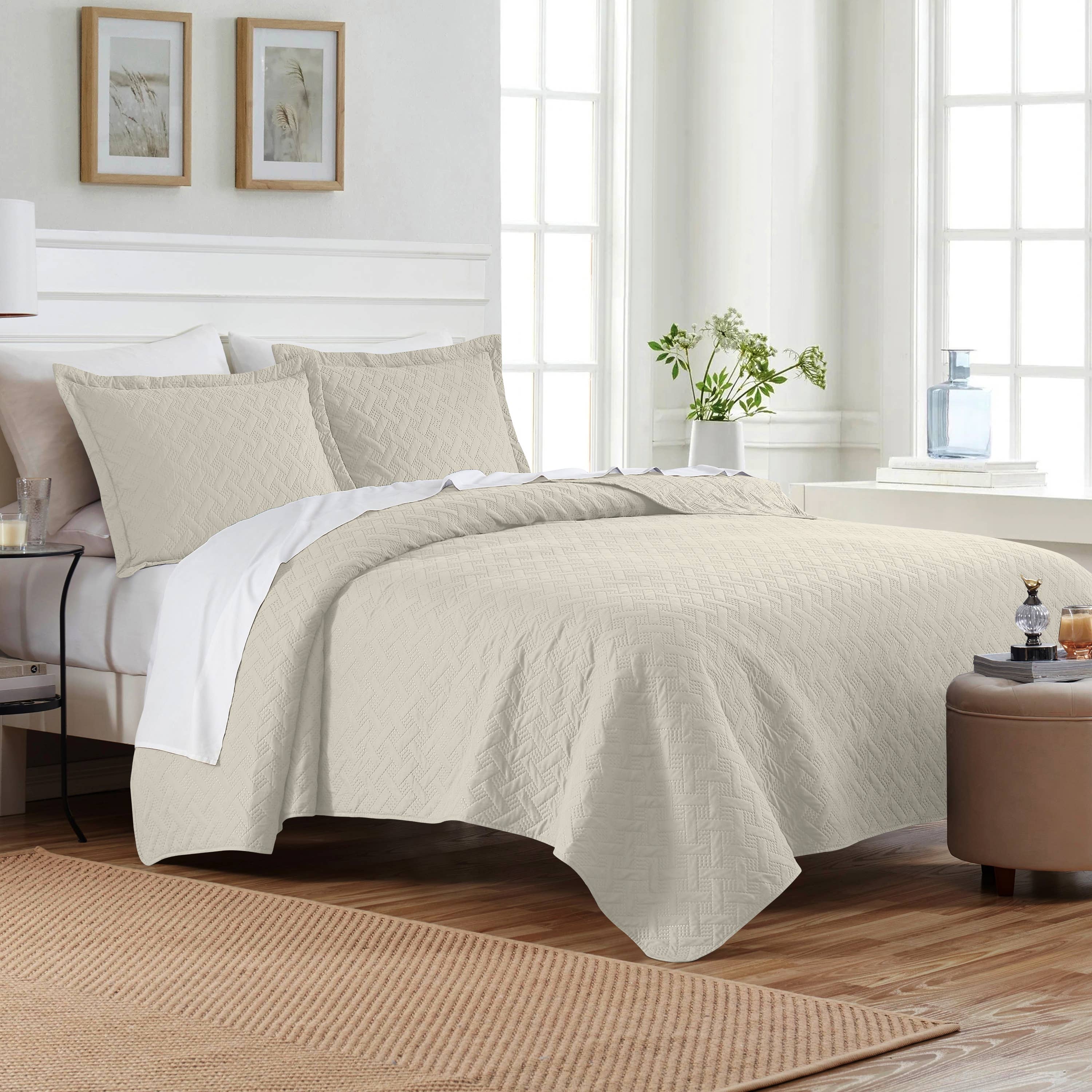 Bed Bath Fashions - Wholesale Bedding Set - Dan River 3 Piece Basket Pinsonic Quilt Set10