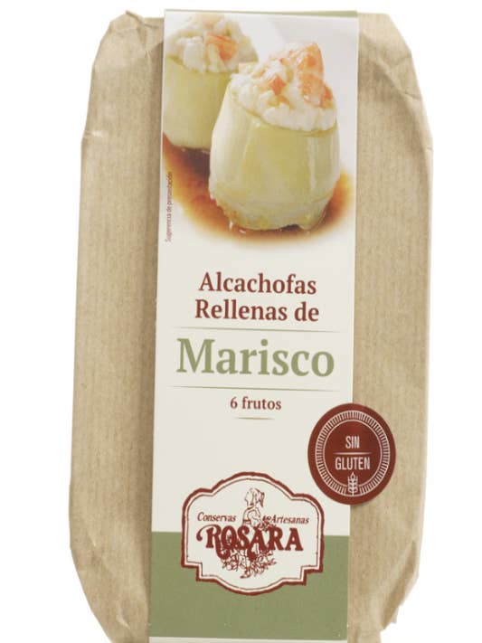 Artichauts Rosara Farcis aux Fruits de Mer 6 Pièces 445 ml pour la vente par Tinmonger