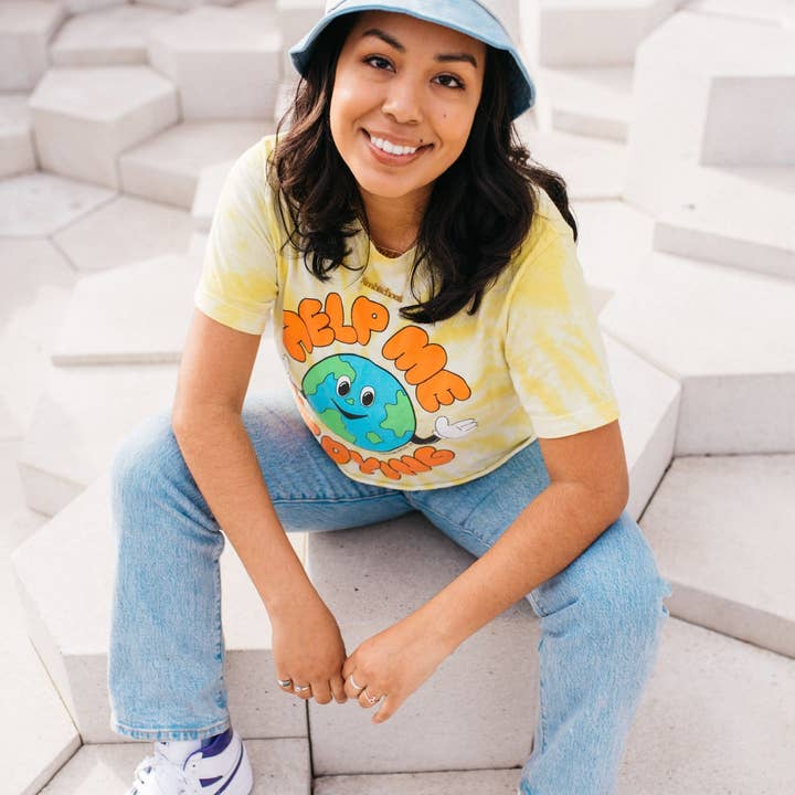 The Peach Fuzz - Wholesale Bucket Hat - Women's - Please Be Nice To Me Color Block Bucket Hat8