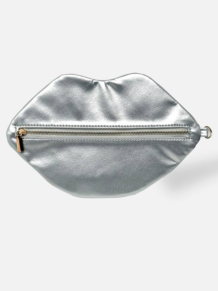 La Pochette Blake Lip — Argento Metallizzato per la vendita all'ingrosso da parte di David Stesner ArtHouse