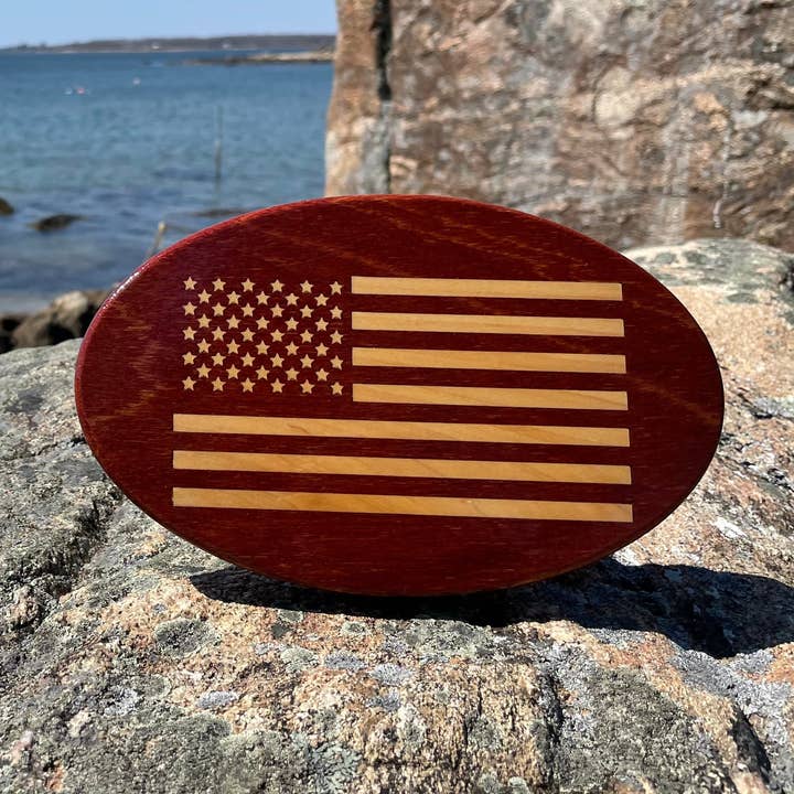 Stonington Designs/Hitch-Crafter - Wholesale Car Decorative Charm - Unisex - Hitch Cover - Flag -USA0