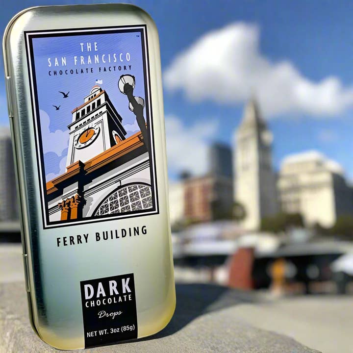 The San Francisco Chocolate Factory - Wholesale Chocolate Bar - San Francisco Landmark - Ferry Build - Dark Chocolate1