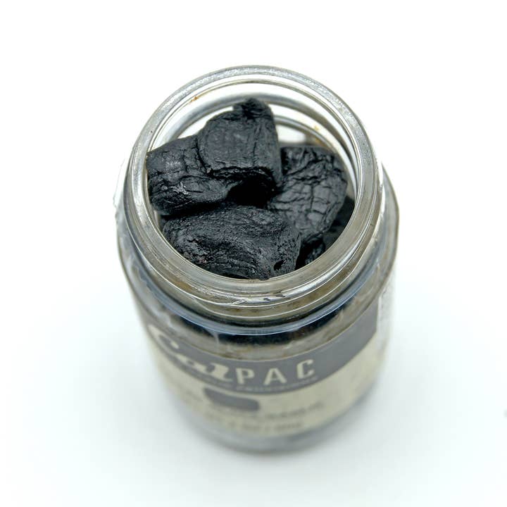 WA Imports - Wholesale Dried Spice - CalPAC Peeled Black Garlic, 2 oz