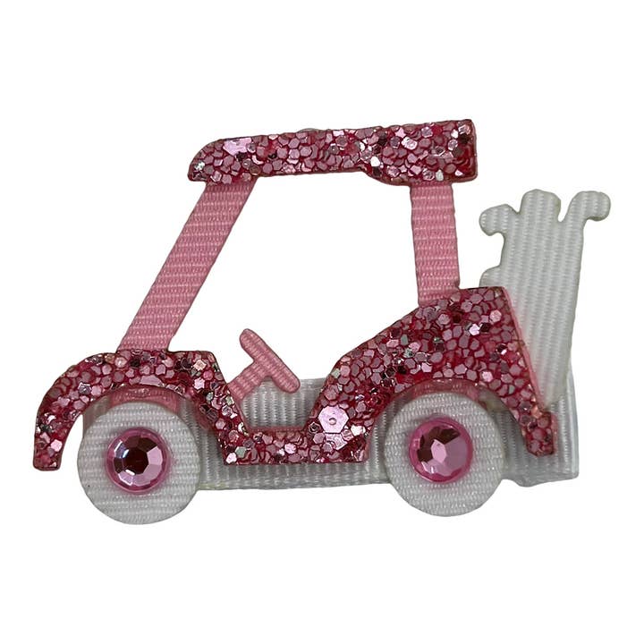 Bows For Belles, LLC - Wholesale Hair Clip - Kids - 01 Golf Cart