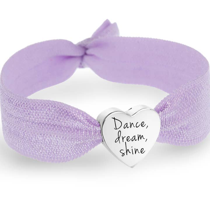 'Dance, Dream, Shine' Stretch Bead Bracelet for wholesale by Lily Belle