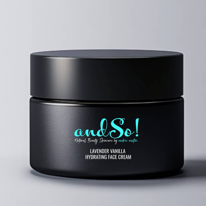 Lavender Vanilla Hydrating Face Cream for wholesale by Audrie Austin
