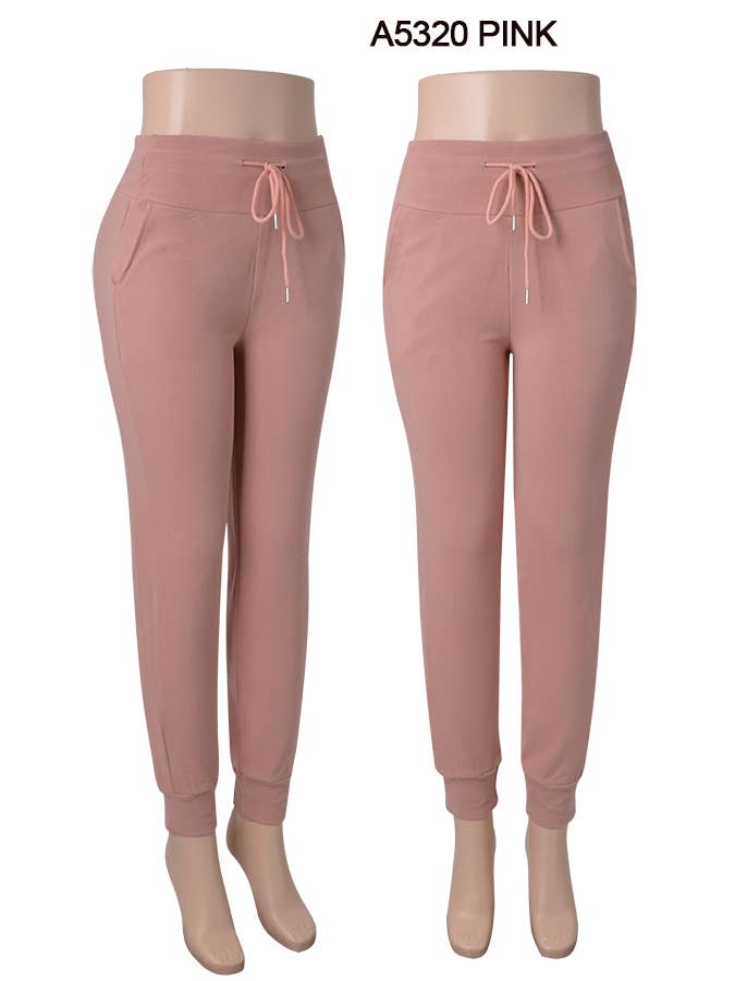 SSImport - Wholesale Athletic Sweatpants/Joggers - Women's - A5320 WINTER FLEECE LINED JOGGER POCKETS MIX SIZE 12PCS2