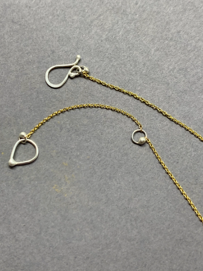 YedOmi Jewelry - Wholesale Link & Chain Necklace - Clustered Wisteria Necklace- 18 inches4