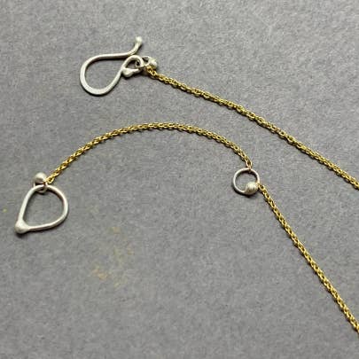 YedOmi Jewelry - Wholesale Link & Chain Necklace - Clustered Wisteria Necklace- 18 inches4