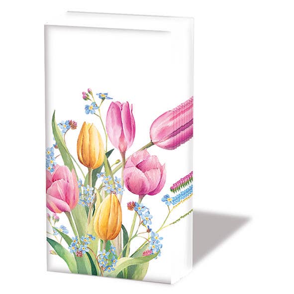 Pocket Tissue - Tulips Bouquet for wholesale by Elegant Gifts