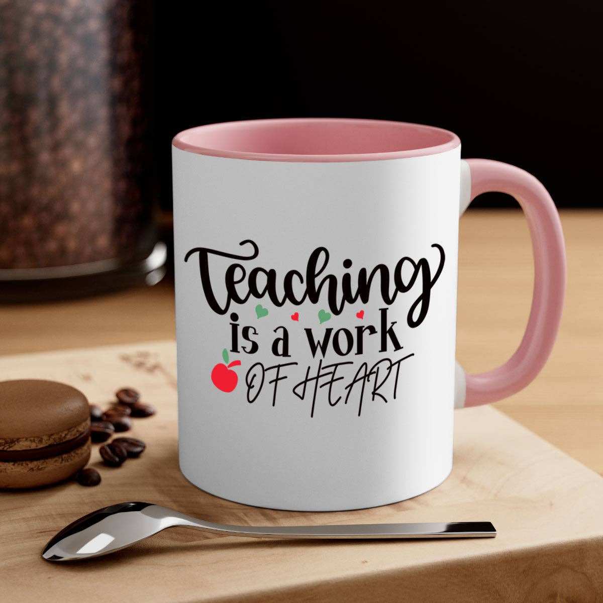 Mugs R Us - Wholesale Coffee Mug - teaching is a work of heart Style 130#- teacher-Mug / Coffee Cup4