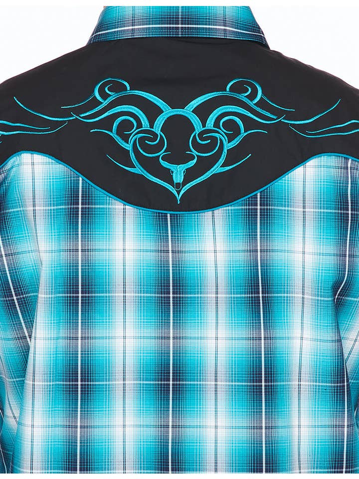 Rodeo Clothing - Venta al por mayor Camisa con botones - Hombre - Camisas de vaquero con bordado occidental RODEO para hombre3