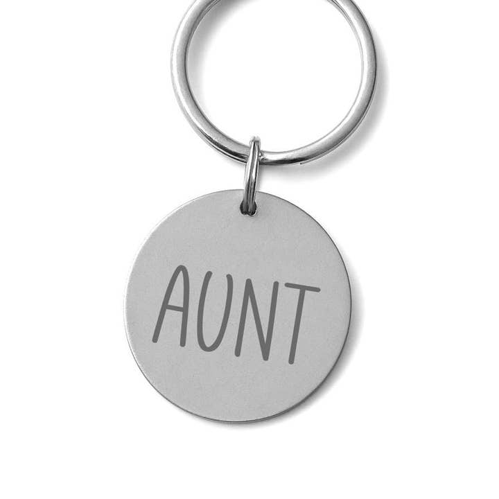 Aunt Keychain Gift from Niece or Nephew - Heartfelt Token for wholesale by North Star Rustics Too