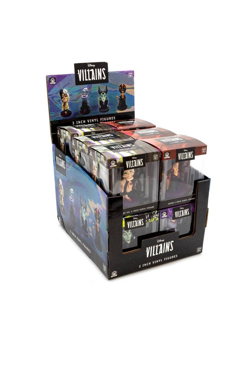 License 2 Play Toys - Wholesale Figurine Toy - Kids - Disney Villains 3" Vinyl Figures Window Box in 12pc Display8