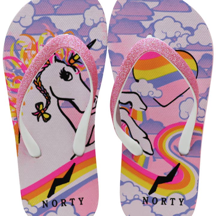 Norty Girl's Flip Flops for Beach, Pool, Everyday Sandal Sho for wholesale by Eastern Off Price