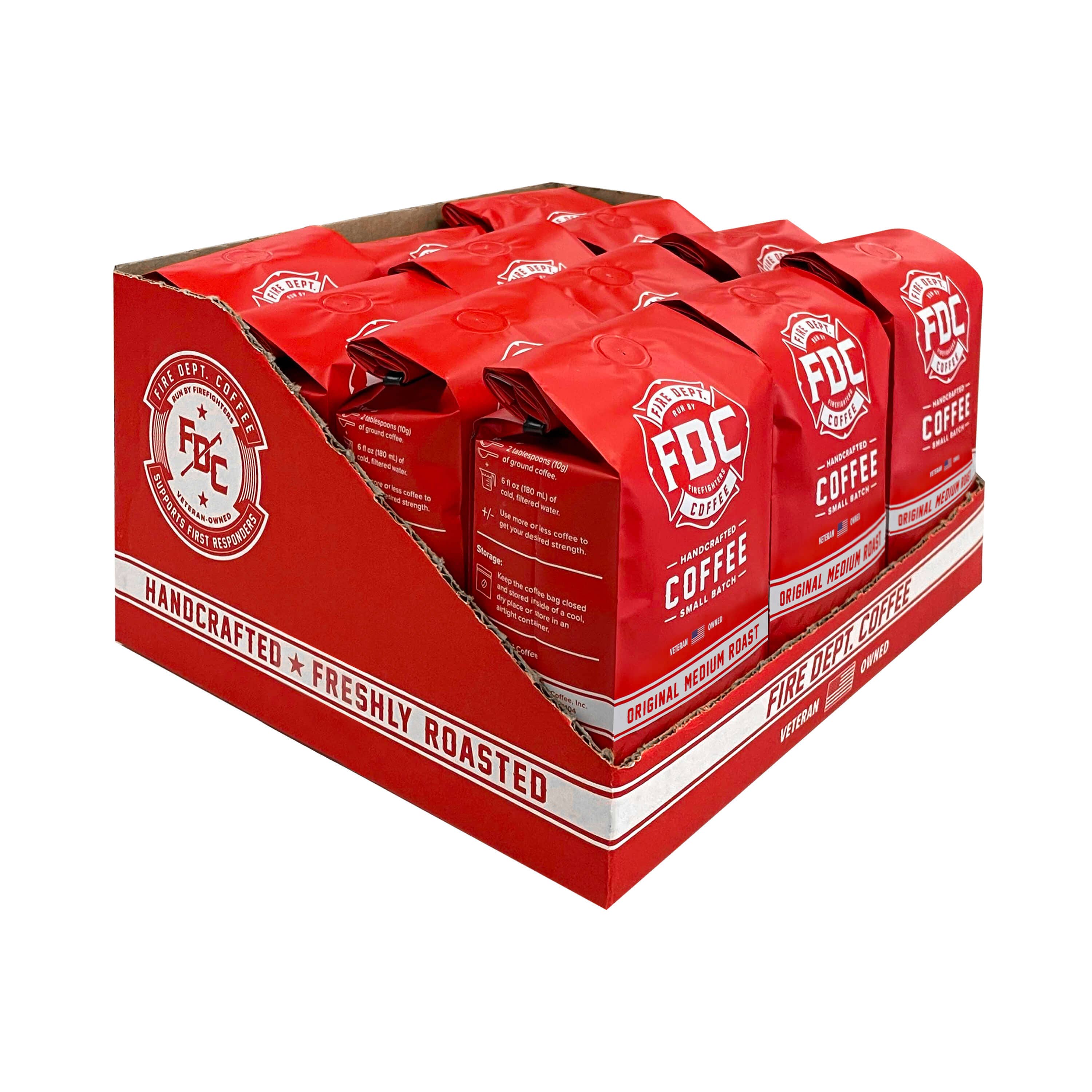 Fire Department Coffee, Inc. - Wholesale Coffee Beans - 12oz Original Medium Roast Coffee3