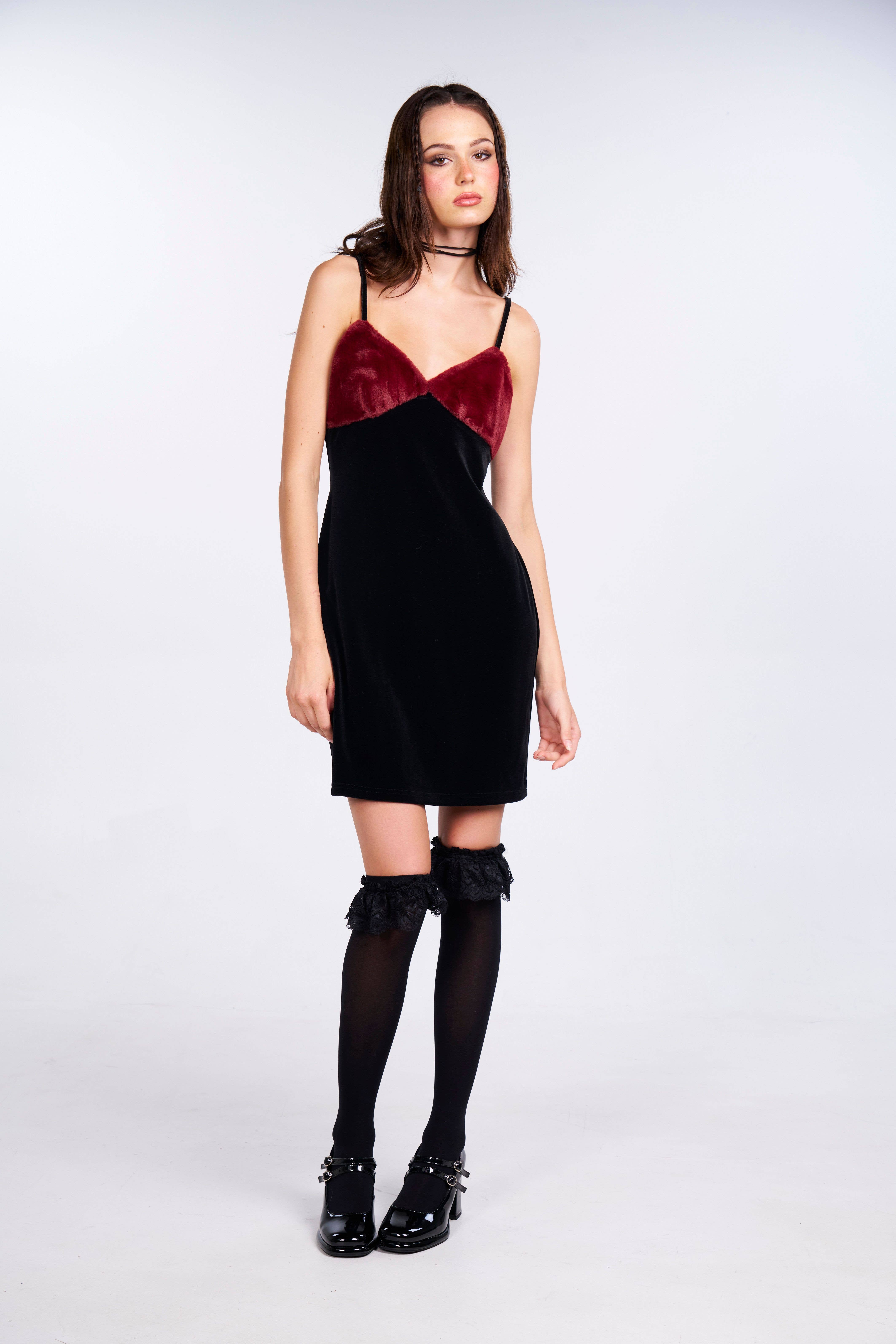 Pretty Damage - Wholesale Dress - Women's - Primadonna Velvet Dress1