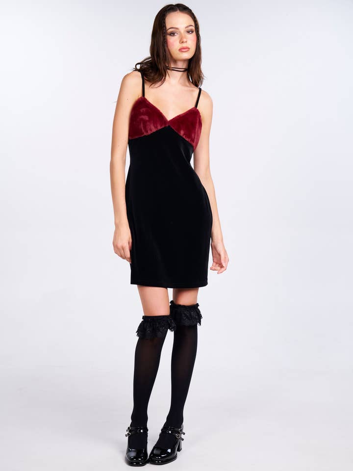 Pretty Damage - Wholesale Dress - Women's - Primadonna Velvet Dress1