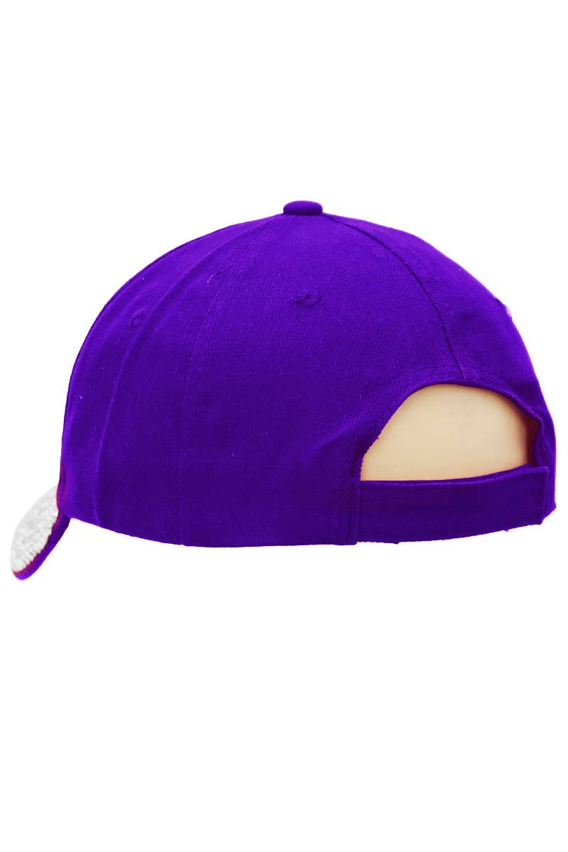 Cap Zone – Boné de beisebol - Mulher por atacado – Route 66 Boné de beisebol em algodão Route 66 Bling Rhinestone8