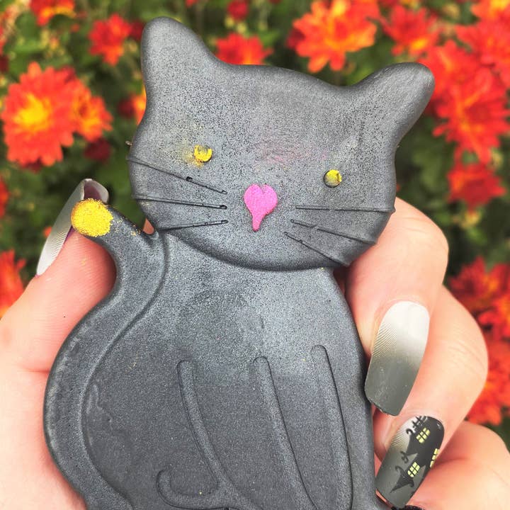 Bubble Bee Soapery - Wholesale Bar Soap - Halloween Hocus Pocus Black Cat Soap Bar Hand And Body Set