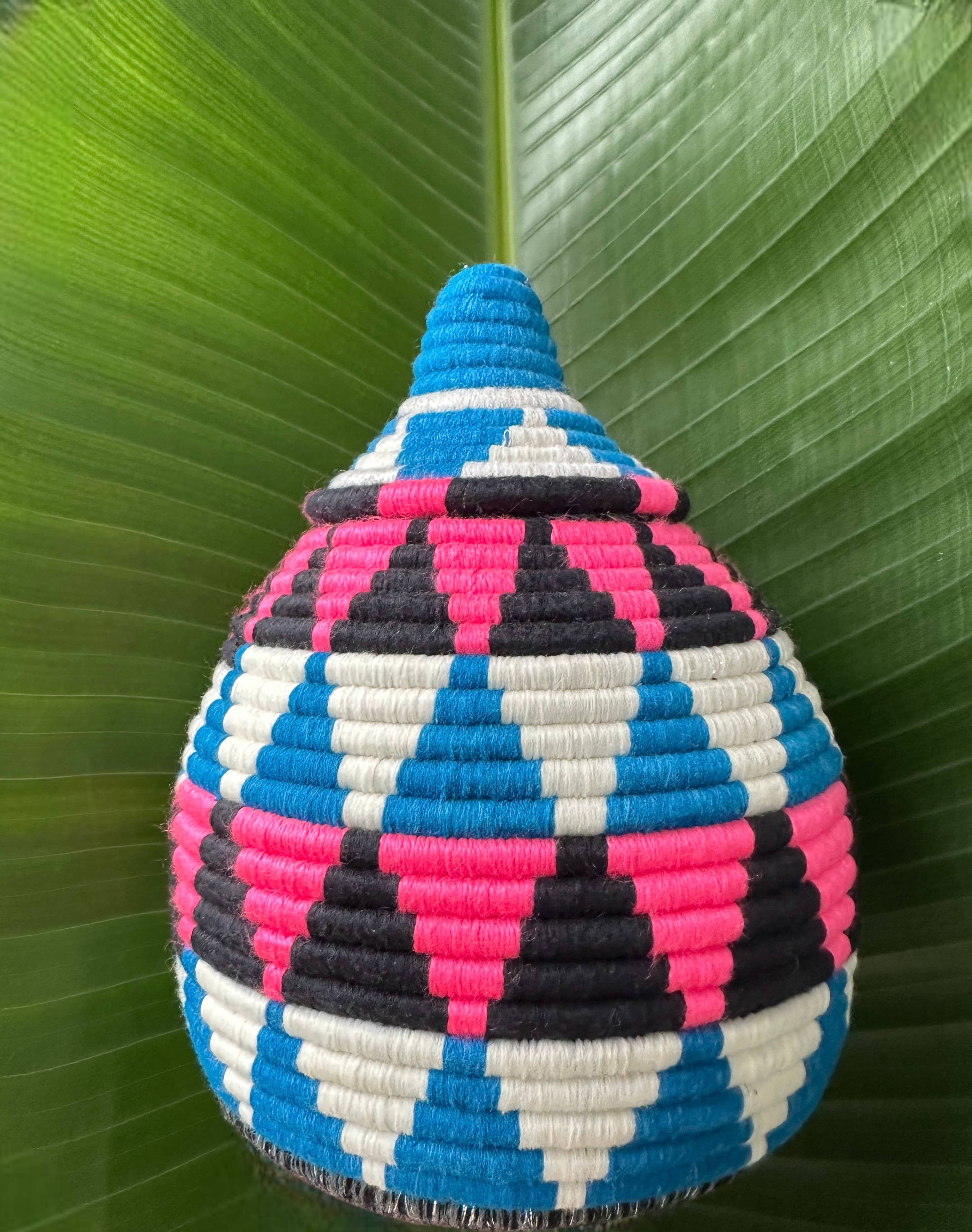 SOUK in the CITY - Wholesale Basket - Set of 5 Berber Baskets (fixed color mixes)4