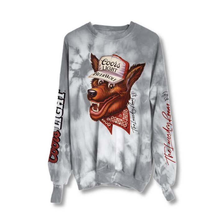 Jersey Vintage Jump de Beer Wolf, teñido de diamante para venta al por mayor de The Laundry Room