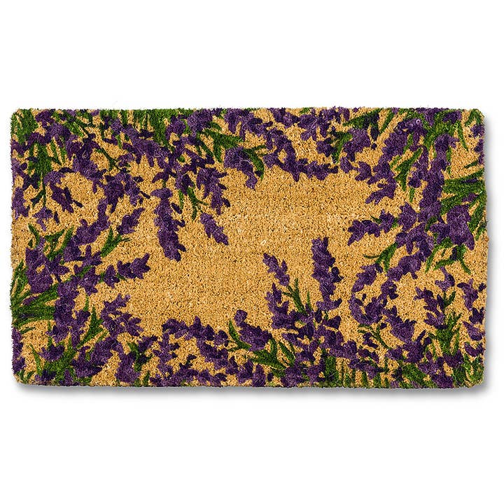 Lavender Border Door Mat, 18x30 Inches for wholesale by Abbott