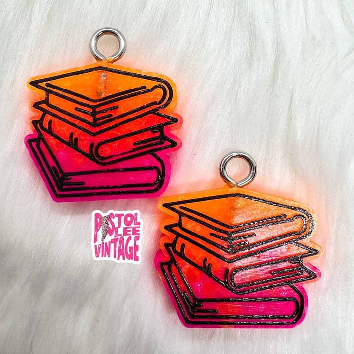 Book Stack Freshie Vent Clips for wholesale by Pistol Lee Vintage