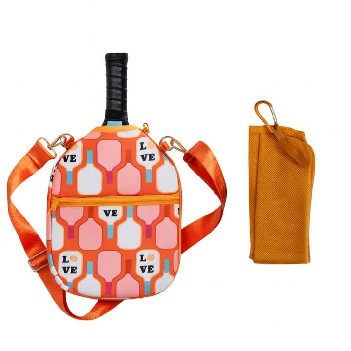 Pickleball Paddle Cover + Cooling Towel Set for wholesale by Sprigs