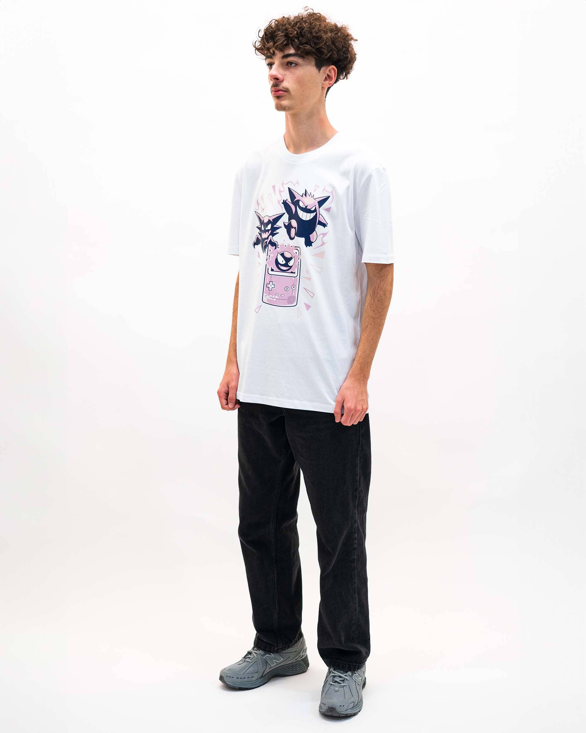 Grafitee – wholesale Screen printed t-shirt – Men′s – Ghosts Pokemon T-shirt - Pokemon Video Game Graphic Tee1