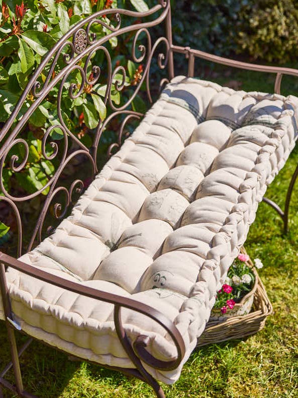 Belle Jardinere Green Outdoor Bench Cushion for wholesale by Dibor