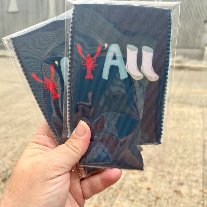 on the Bayou - Wholesale Drink Huggers & Koozies - Y’all crawfish season can koozies7