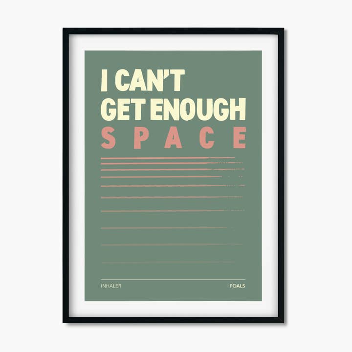 Foals Inspired Print | Music Print for wholesale by Chapter Designs
