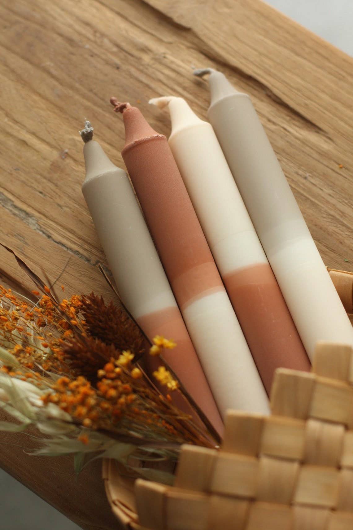 Miss Wildhorse - Wholesale Taps toelopende kaars/kandelaar - Dip Dye Kaarsen *Host*2