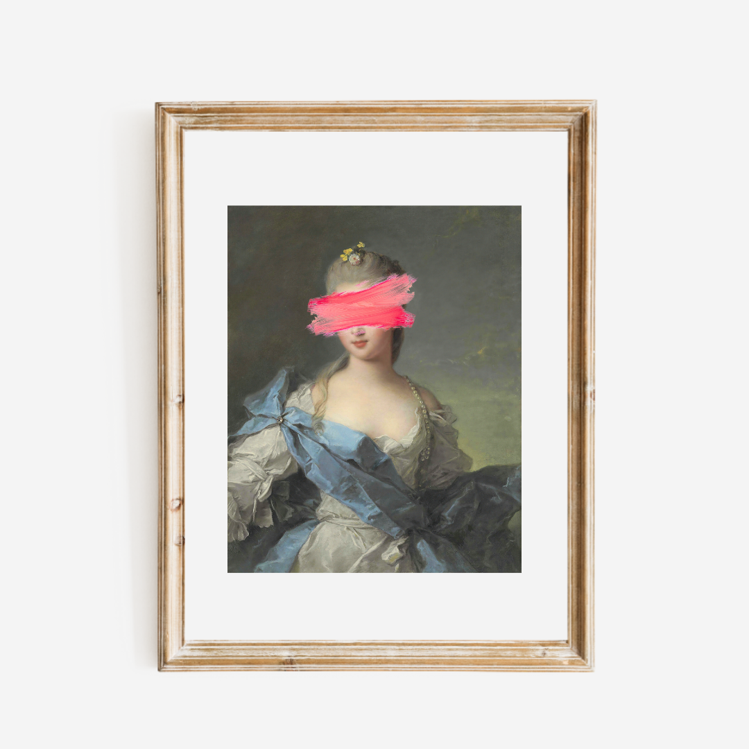 Sea to Skye - Wholesale Art Print - Portrait of a Mysterious Lady Art Print2