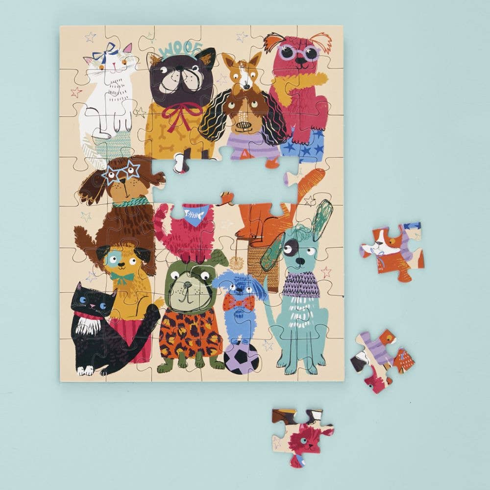 Bobangles - Vente Puzzle – enfant - WerkShoppe Snax Puzzle 48 pièces – Bébés à fourrure1