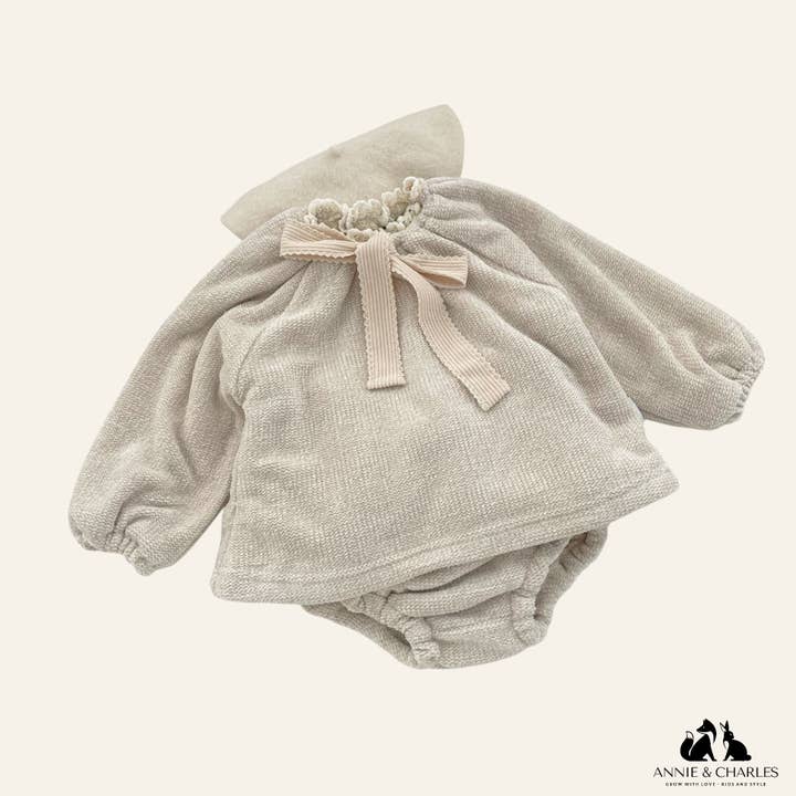 Annie & Charles - Wholesale Bodysuit (Non-Footed) - Baby - Annie & Charles® Warm Baby Set VELVET