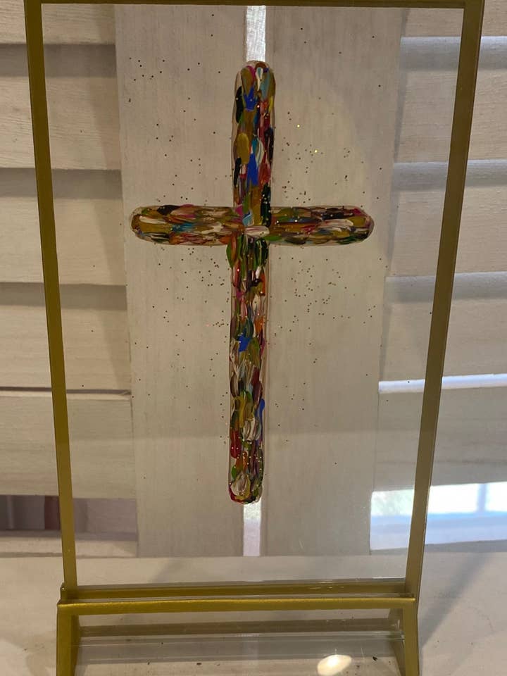 Acrylic Multi Cross 4x6 for wholesale by Loftin Design Co