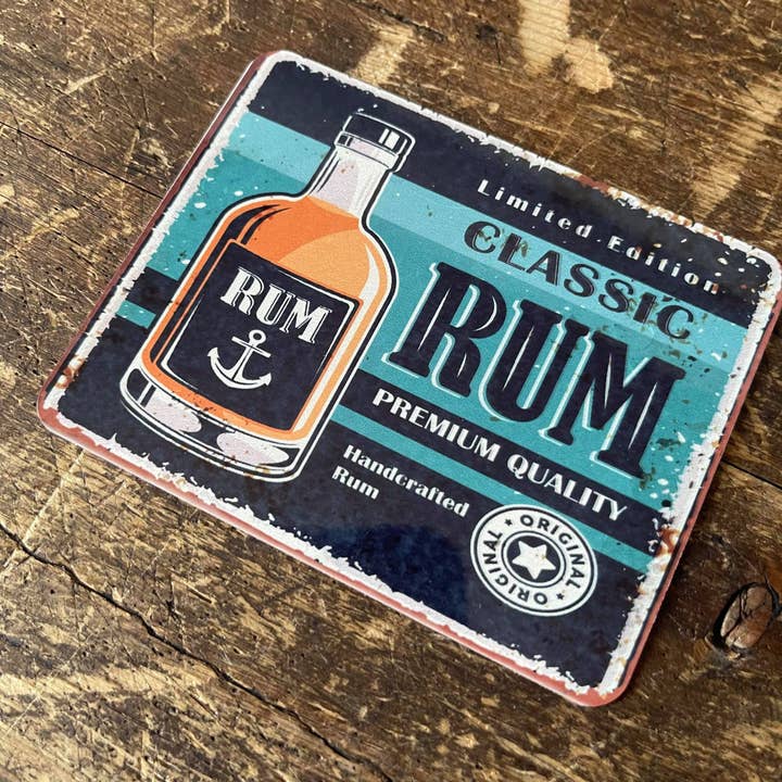 The British Metal Signs Company – Großhandel Schilder – Klassisches Blechschild, Rum Bar, Metallschild