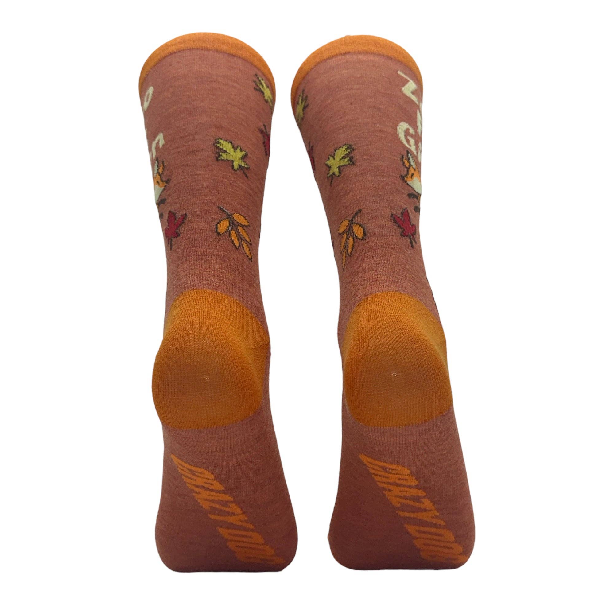 Marron - Zero Fox Chaussettes Femme Zero Fox Given Chaussettes Graphiques Animaux Drôles en vente sur Faire3