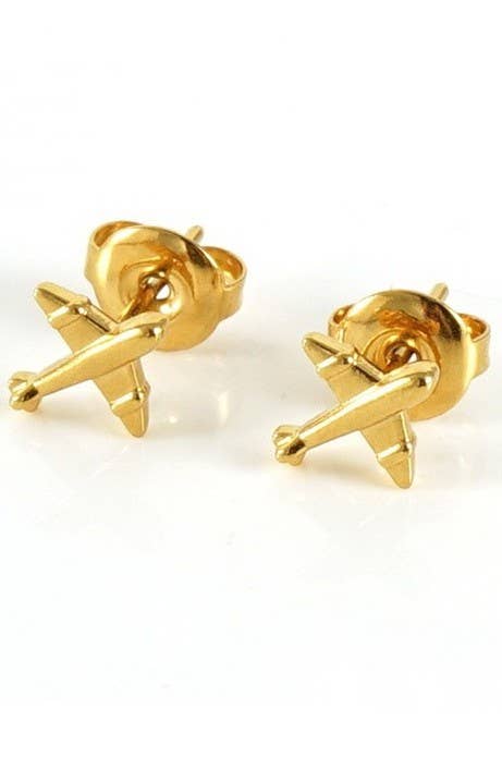 JOSSLYN by wall to wall - Wholesale Stud/Post Earrings - 18K Stainless Steel Tarnish Free Waterproof Studs | 40E4240
