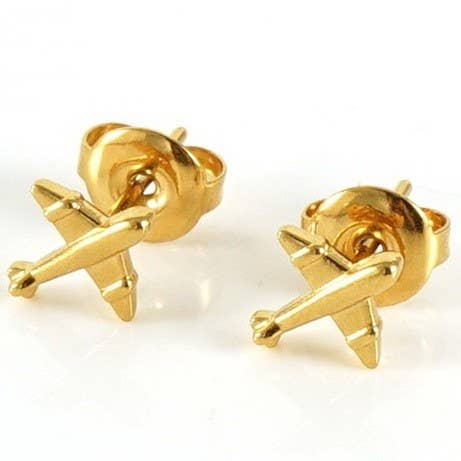 JOSSLYN by wall to wall - Wholesale Stud/Post Earrings - 18K Stainless Steel Tarnish Free Waterproof Studs | 40E4240